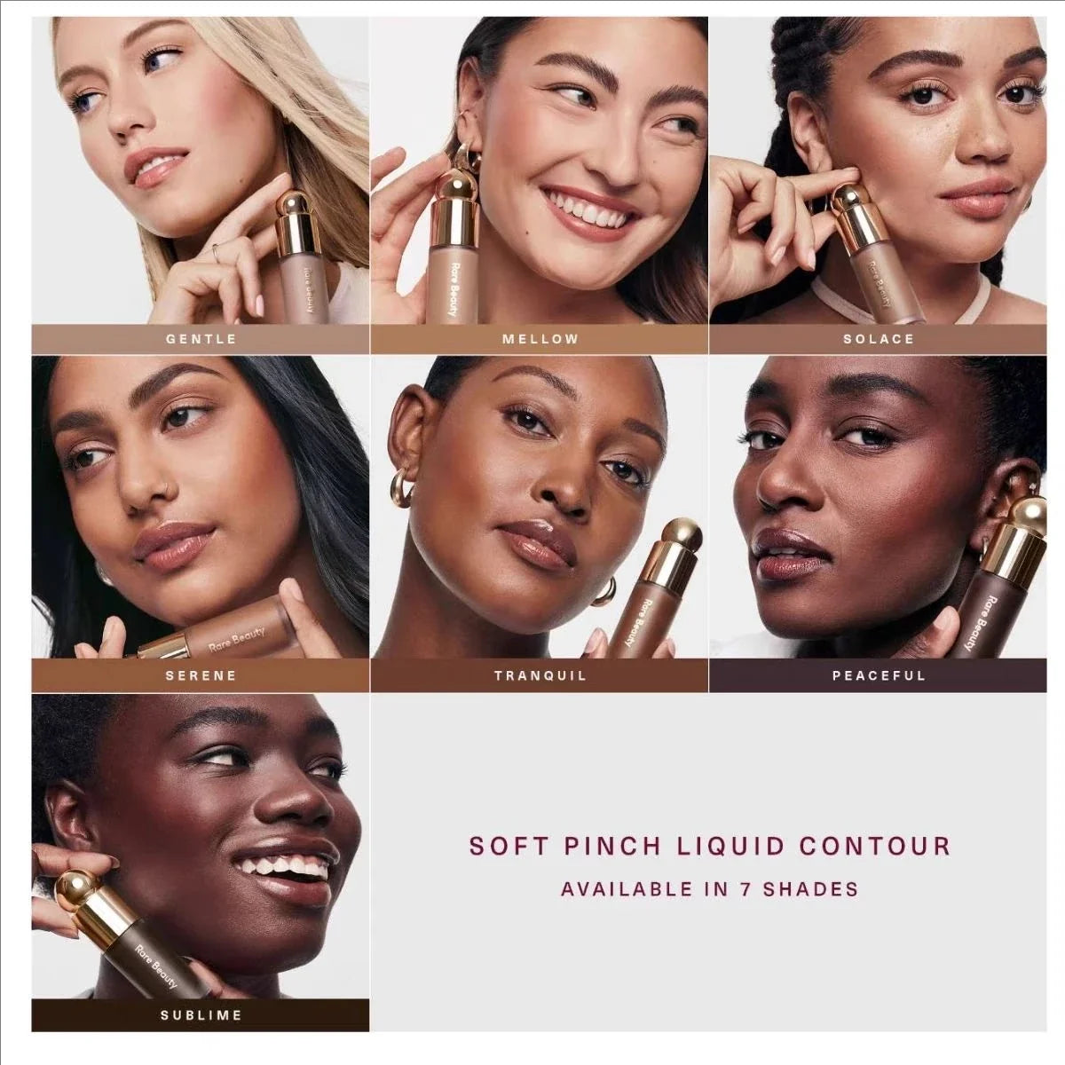 Rare Beauty Soft Pinch Face Contour Liquid Bronzer Shade Smooth Blush Cream Highlight Lasting Natural Waterproof Brighten Makeup