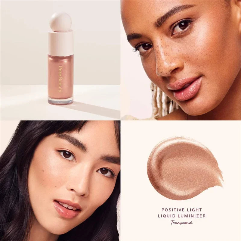 Rare Beauty Positive Light Liquid Contour Luminizer Highlight Contouring Liquid Blush Makeup Face Shimmer Shine Lipstick Makeup